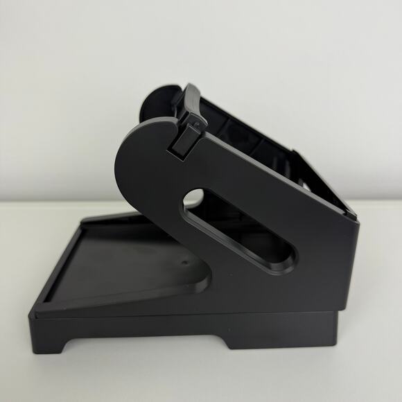 Fan Fold Rolls Roll Desktop Business Shipping Thermal Printer Label Holder Black - Picture 1 of 6